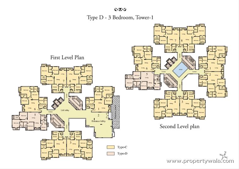 3 BHK Apartments Jalahalli Resale Prestige