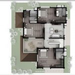 Hiranandani Villas type B first floor plan