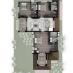 Hiranandani Villas type C first floor plan