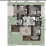 Hiranandani Villas type D first floor plan