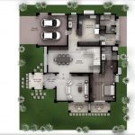 Hiranandani Villas type D ground floor plan